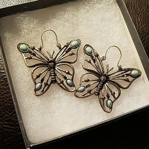 Lucky Brand Butterfly Earrings